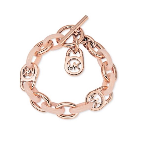 NWT Michael Kors Fulton Toggle Link Bracelet - Picture 6 of 7